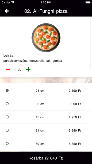 Pizza Pizza Veszprém Screenshot