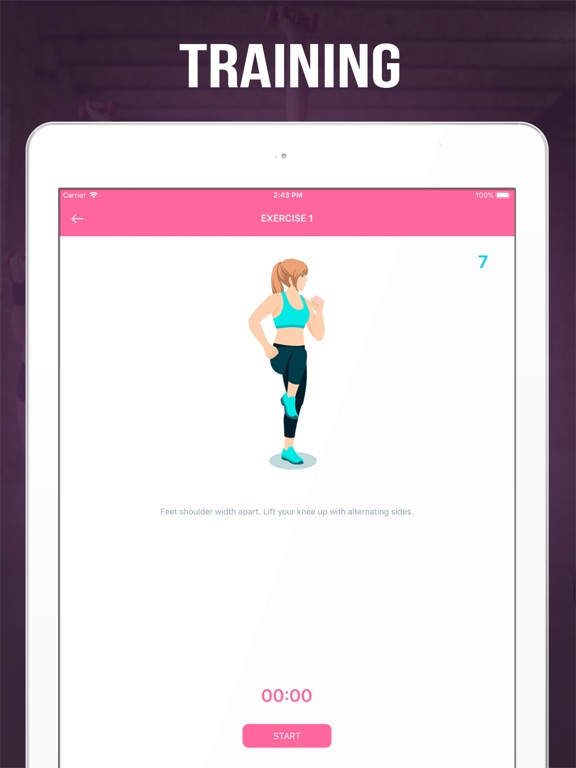 Screenshot #4 pour Fitness pour femmes - Accueil