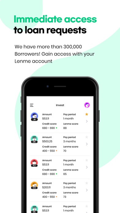 Lenme: Investing and Borrowing Screenshot
