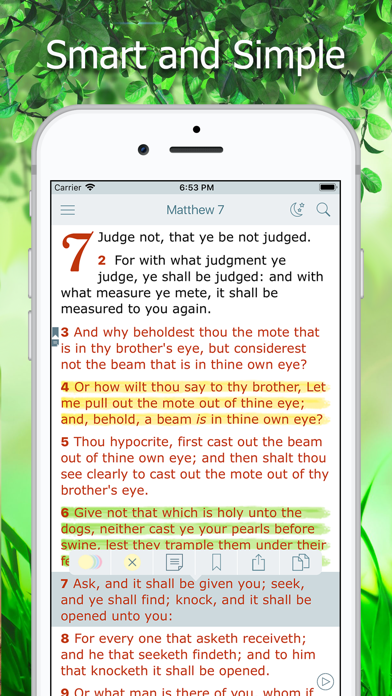 Screenshot #1 pour King James Bible with Audio