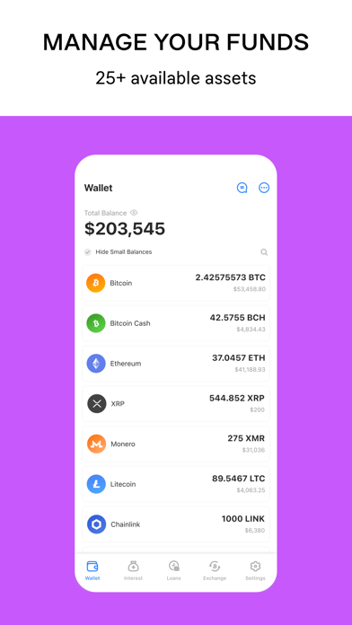 CoinLoan Crypto Wallet & Loans Screenshot