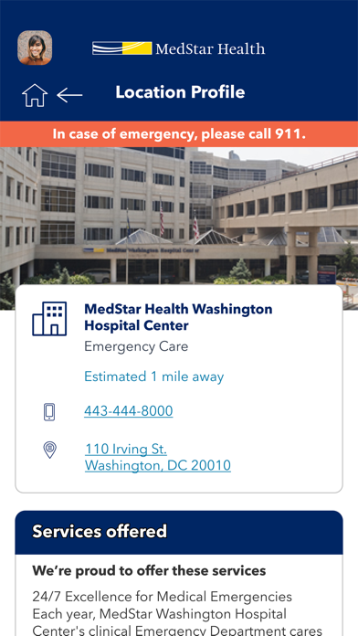 MedStar Health Screenshot