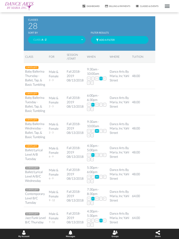 Screenshot #6 pour Dance Arts by Maria