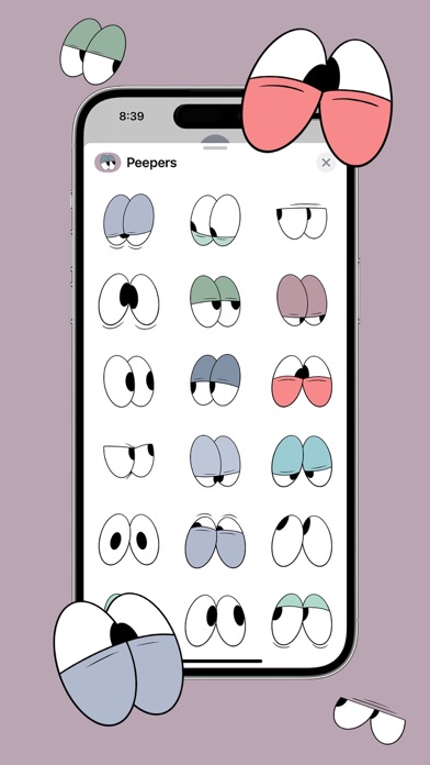 Peepers - Sticker Pack Screenshot