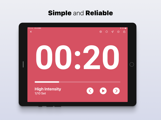 Screenshot #4 pour Interval Timer - Tabata Timer