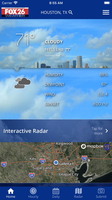 Fox 26 Houston Weather – Radar Screenshot