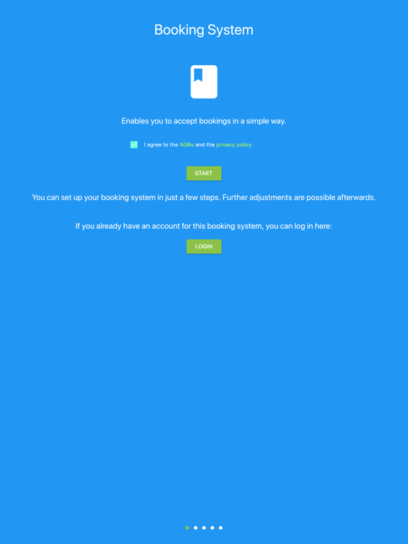 Appointment Booking System iPad screenshot 3 - Business app