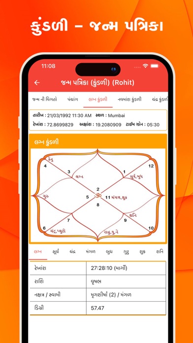 Gujarati Calendar Panchang Screenshot