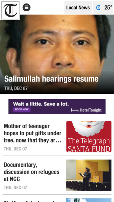 The Nashua Telegraph Screenshot