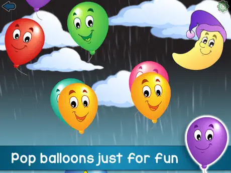 Kids Balloon Pop Language Game