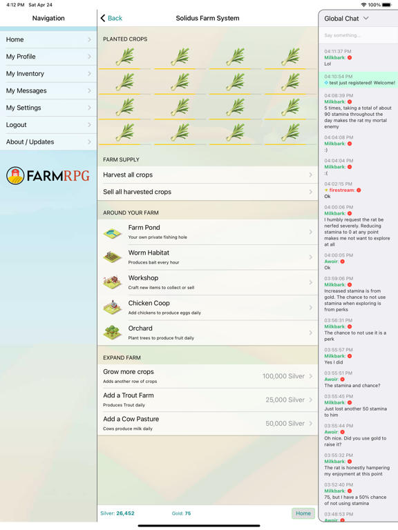 Screenshot #5 pour Farm RPG: Semi-Idle MMORPG