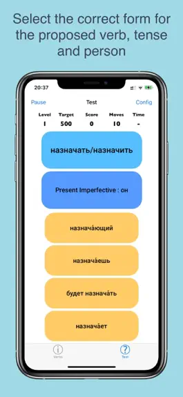 Game screenshot Russian Verbs mod apk