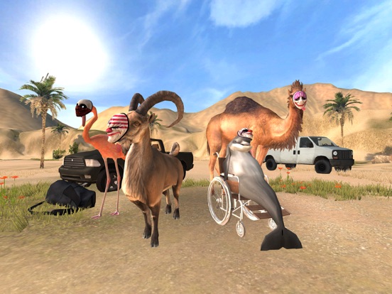 Goat Simulator PAYDAY iPad app afbeelding 1