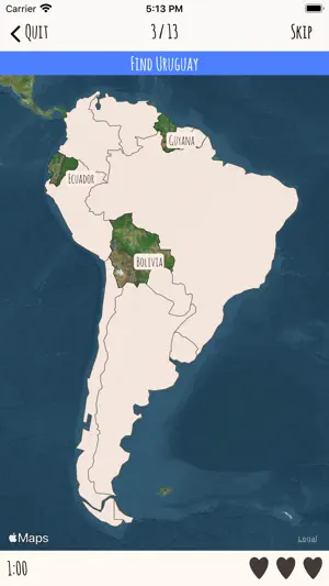 Map-Quiz screenshot 2