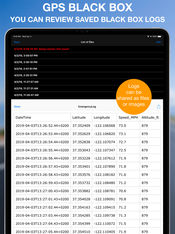 Speedometer 55 GPS Speed & HUD iPad screenshot 5 - Navigation app