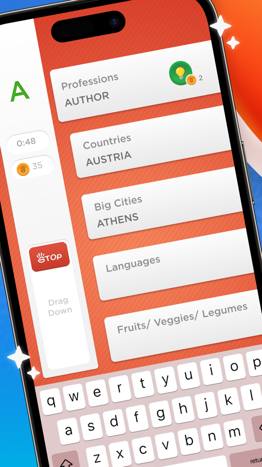 #1. Stop - Categories Word Game (iOS) 由: Fanatee