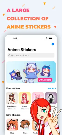 Game screenshot Anime Stickers & Sticker Maker mod apk