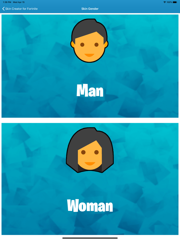 Skin Creator for Fortnite iPad screenshot 5 - Entertainment app