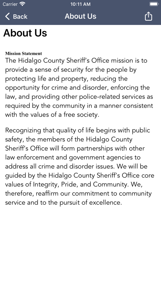 #3. Hidalgo County Sheriff TX (iOS) 由: Hidalgo County Sheriff's Office