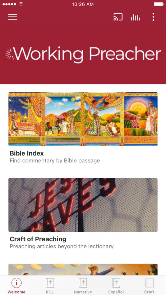 #1. Working Preacher (iOS) 由: Luther Seminary