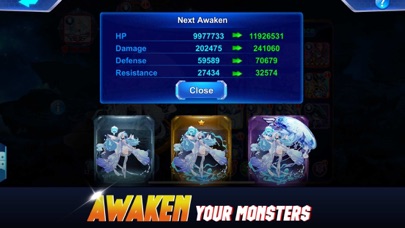 Monsters & Puzzles God Battle Screenshot