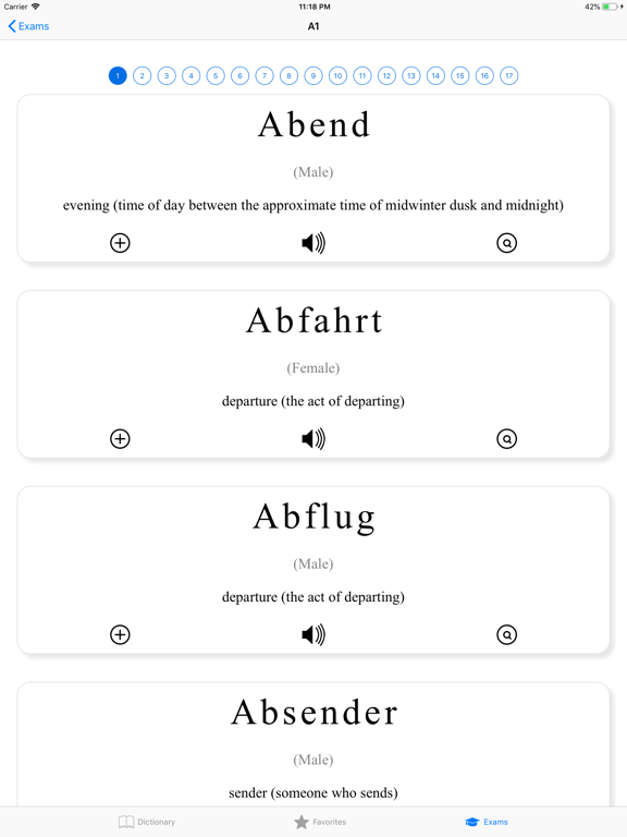 Screenshot #4 for German - language dictionary