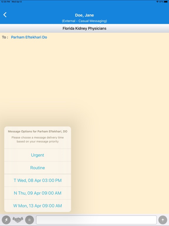 ListenMD Doctor iPad screenshot 4 - Medical app