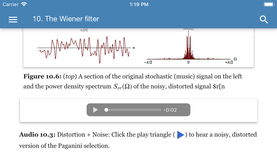 #3. Stochastic Signal Processing (iOS) Ved: Ian Young