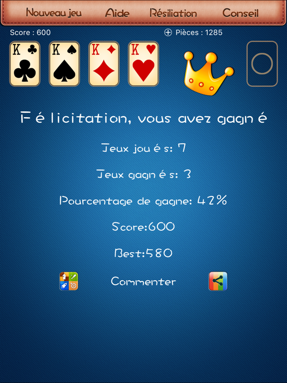 Screenshot #6 pour ABC Solitaire HD