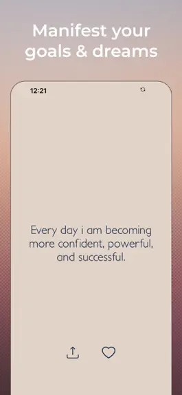 Game screenshot Affirmation Widget - Positude apk
