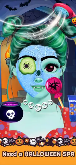 Game screenshot Halloween Makeup & Spa Salon apk