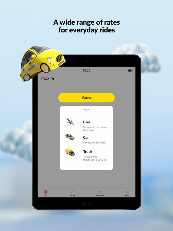 maxim — order taxi & delivery screenshot 3