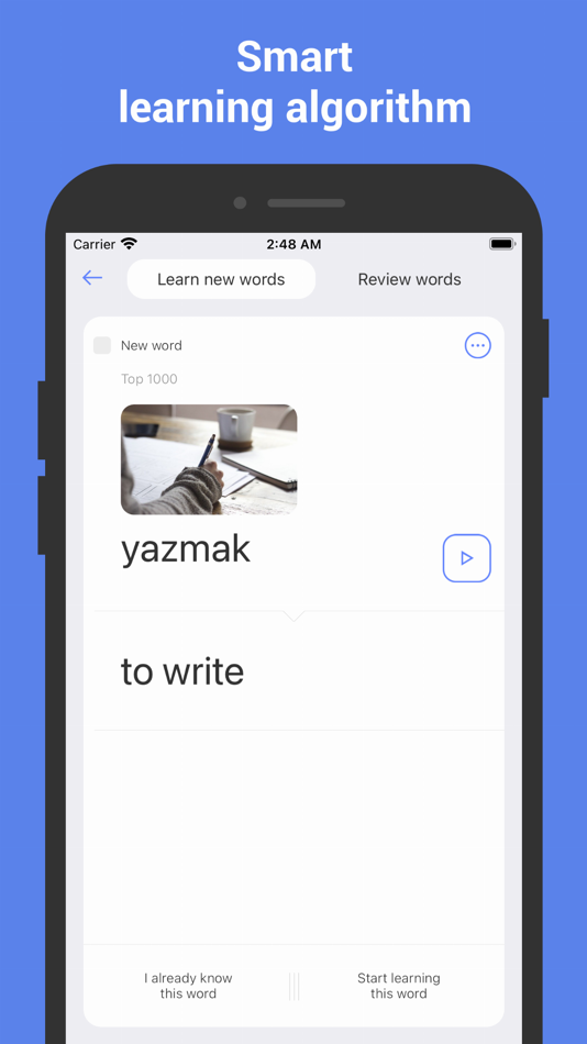 #1. Learn Turkish with Flash cards (iOS) 由: Nikita Olifer