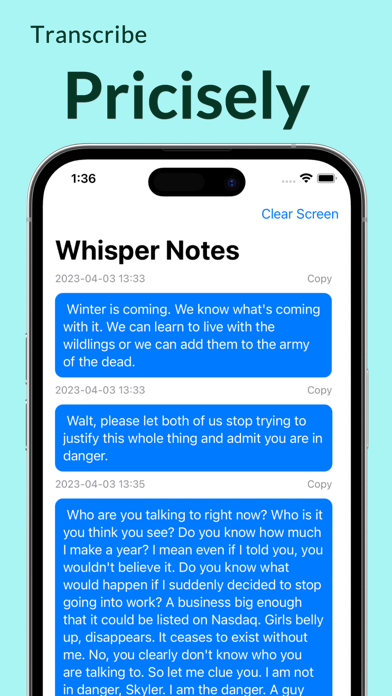 Whisper Notes - オフライン音声認識のおすすめ画像1