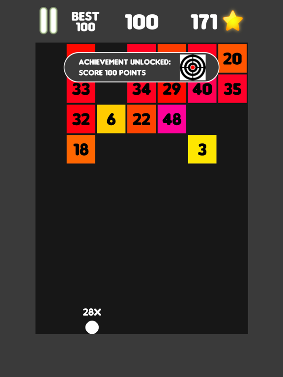 Boom Ballz - brick block tiles iPad screenshot 5 - Games app