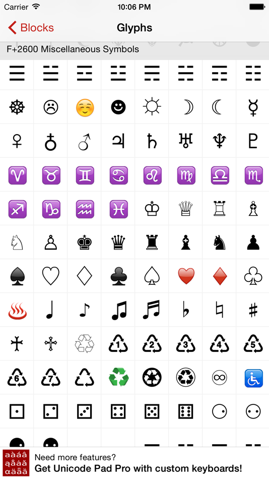 #3. Unicode Pad Express (iOS) 由: Ziga Kranjec