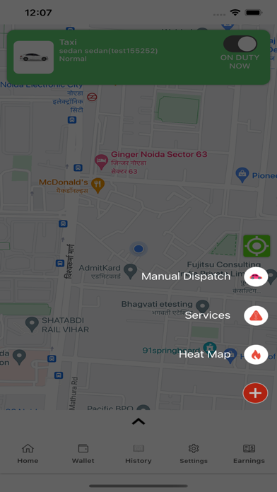 Green Cab Driver Screenshot