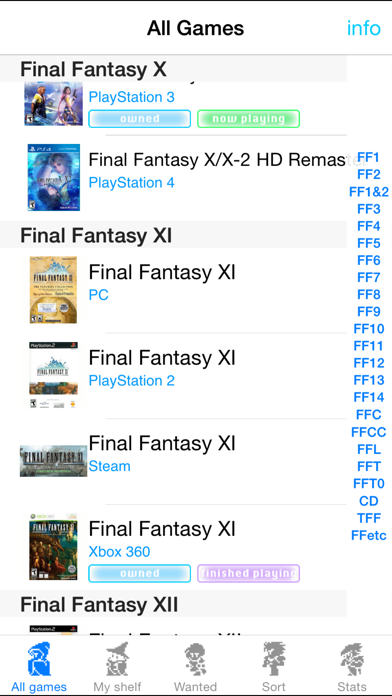Screenshot #1 pour FFcollection for Final Fantasy