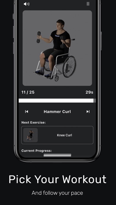 Wheel Fit - Wheelchair Fitness Screenshot