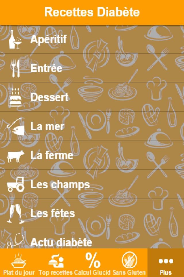 Recettes pour diabétiques screenshot 2