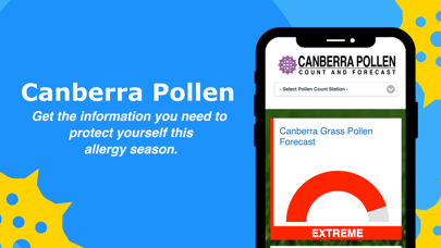 Canberra Pollen Count Screenshot