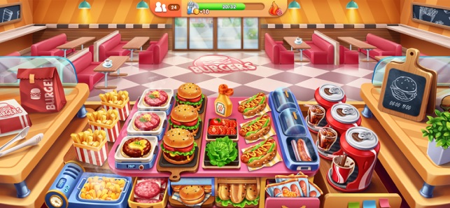 Restaurante de fast food - jogo de culinária - Download do APK