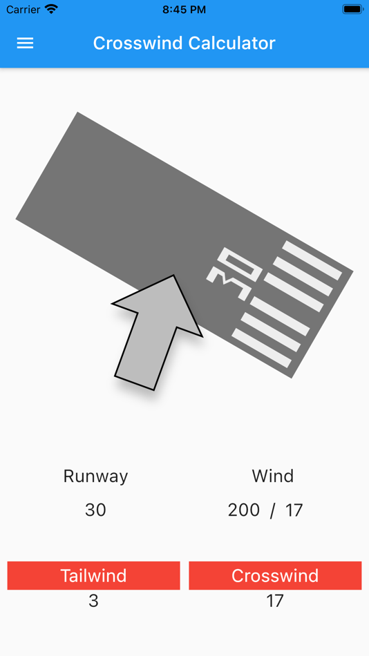 #2. Crosswind Calculator (iOS) 由: Electronic Alchemy