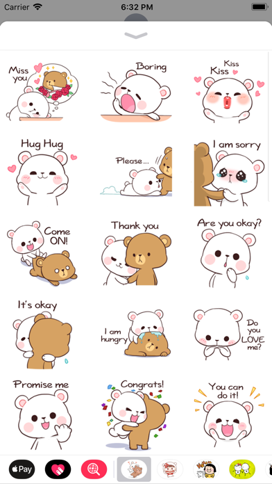 Bear Couple Love Cute Sticker Screenshot