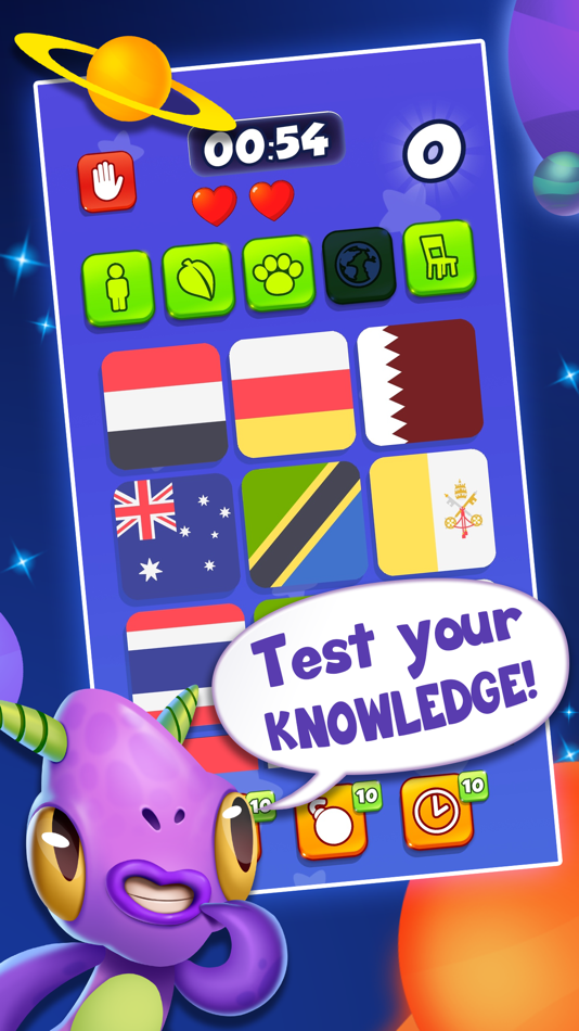 #3. Planet Quest: 5 Categories Fun (iOS) 由: Maysalward(MRD)