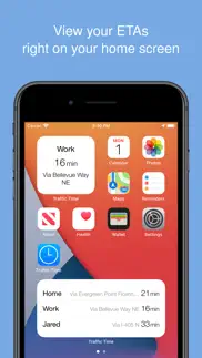 traffic time - fast etas iphone screenshot 2