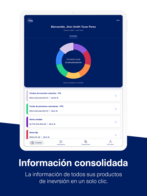 Screenshot #5 pour BTG Pactual Colombia