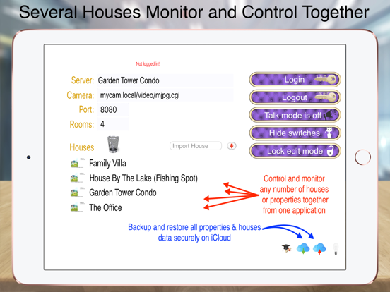 HOS Smart Home Operator Live iPad screenshot 10 - Lifestyle app