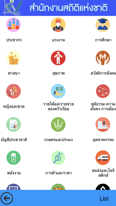 THAI STAT Screenshot