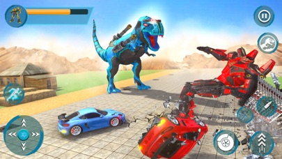 Dino War Robot Car Battle Screenshot